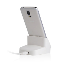White USB 3 0 Dock Cradle Desktop SmartPhone Charger for Samsung Galaxy S5 i9600 Slim Case