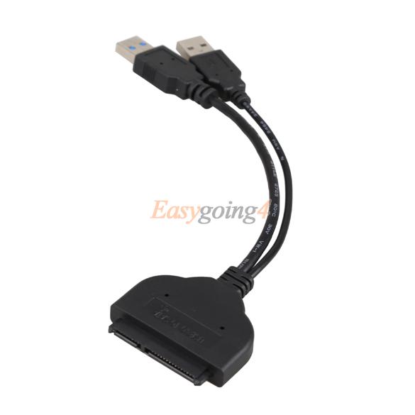 EA14 USB 3 0 to SATA 22Pin 2 5Inch Hard Disk Driver Adapter with USB Power