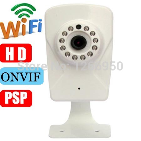 Freeshipping H 264 P2P with 2 Way Audio 720P camera 1mp CMOS wifi ip camera support