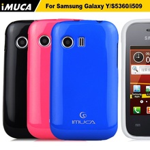 IMUCA new designer Silicone Gel TPU Case Back Cover For Samsung Galaxy Y S5360 i509 mobile phone bags&cases accessories