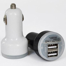 CN 5pcs 2.1A + 1A Dual USB Car Charger for iPad 2 3 4 5 air,for apple iPhone 5S 5C 5 4G 3GS and Cell Phone / PDA / Mp3 / Mp4
