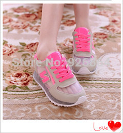 Free shipping Summer new fashion N letters Sneakers for Unisex Breathable Mesh men and women Running
