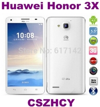 New Original Huawei Honor 3X Dual 3G Cell Phone Eight Core Wifi GPS 5.0inches Free shipping