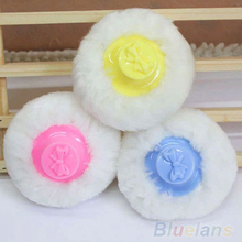 Hot Sale Baby Beauty Multicolor Cosmetic Villus Powder Puff Sponge Case Makeup Tool 0ASJ