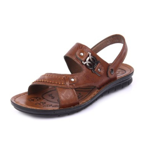 men sandals genuine leather sandals for men outdoor Slippers sandals ...