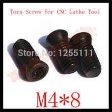 50pcs M4 x8  Insert Torx Screw for Replaces Carbide Inserts CNC Lathe Tool