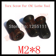 50pcs M2x 8 Insert Torx Screw for Replaces Carbide Inserts CNC Lathe Tool