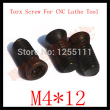 50pcs M4 x12  Insert Torx Screw for Replaces Carbide Inserts CNC Lathe Tool