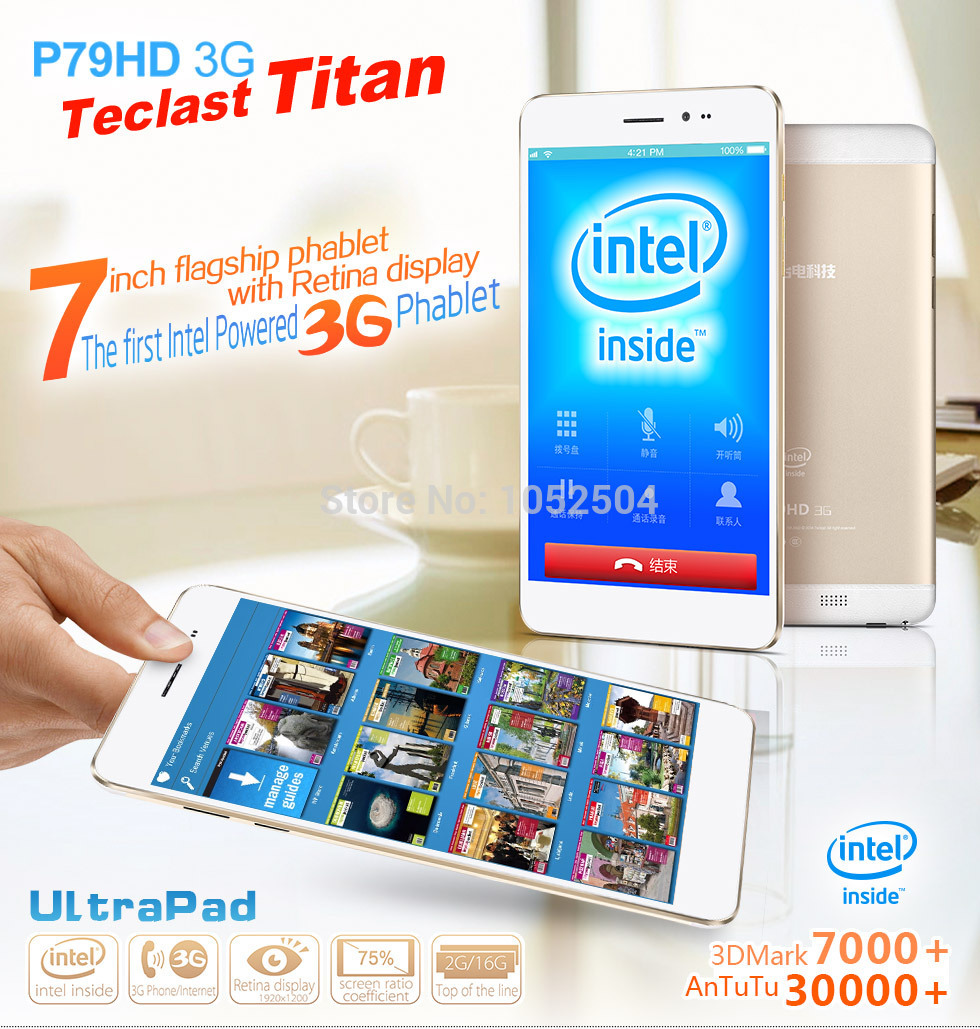 Teclast P79HD 3G 7 IPS Retina Android4 2 WCDMA GSM Tablet PC Intel Z2580 2 0GHz