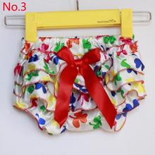 Newborn Baby Boys Girls Satin Ruffle PP Shorts Pants Baby Kids Leopard Bowknot Bloomers Skirt Dress