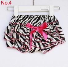 Newborn Baby Boys Girls Satin Ruffle PP Shorts Pants Baby Kids Leopard Bowknot Bloomers Skirt Dress