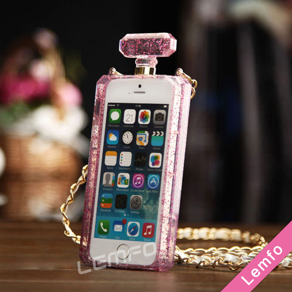 For Apple iPhone Metal Samsung new Luxury Perfume Bottle Crystal Skin Back Cover Case for Samsung