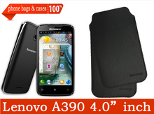 Original Lenovo A390 A390T smartphone microfiber Leather Case cover for lenovo a390 phone bags & cases,phone cases+free gifts