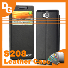 Hot Sale Original 6 Colors High Quality Flip leather Case For Cubot S208 Quad Core MTK6582 Smartphone