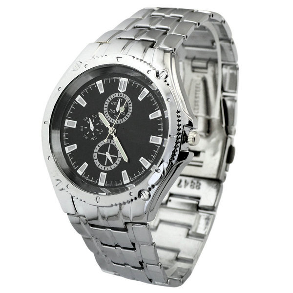 New Free Shipping Fashion Jewelry Black Surface Quartz Wrist Watches For Men