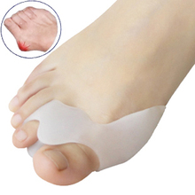 Hot selling Toe seperating gel bunion shield Gel Separators Stretchers Bunion Protector Straightener Corrector Alignment 2pieces