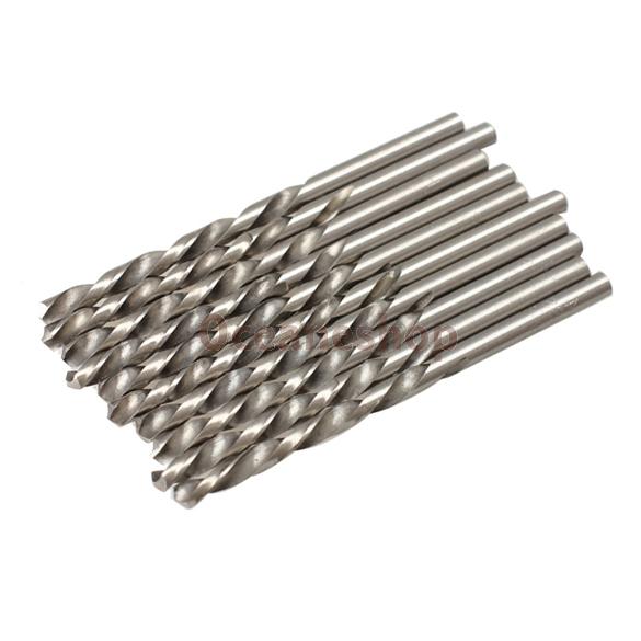 10pcs 4mm Micro HSS Twist perfuração Auger bit para broca elétrica nova