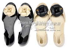 2014 summer women crystal  sandals Camellia slippers brand flip flops women’s jelly shoes  Wholesale