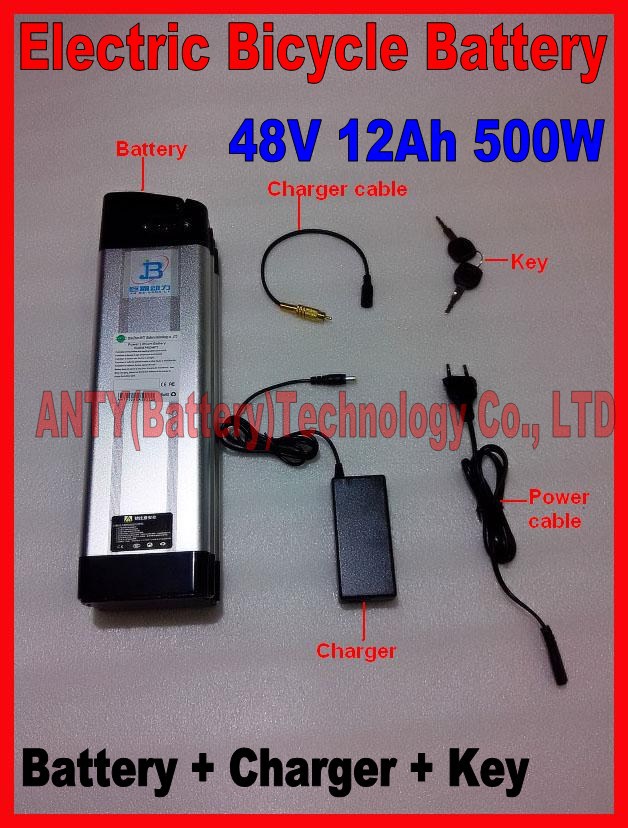 Купить литий Электрический велосипед батарея 48v 12ah 500w с зарядное ...