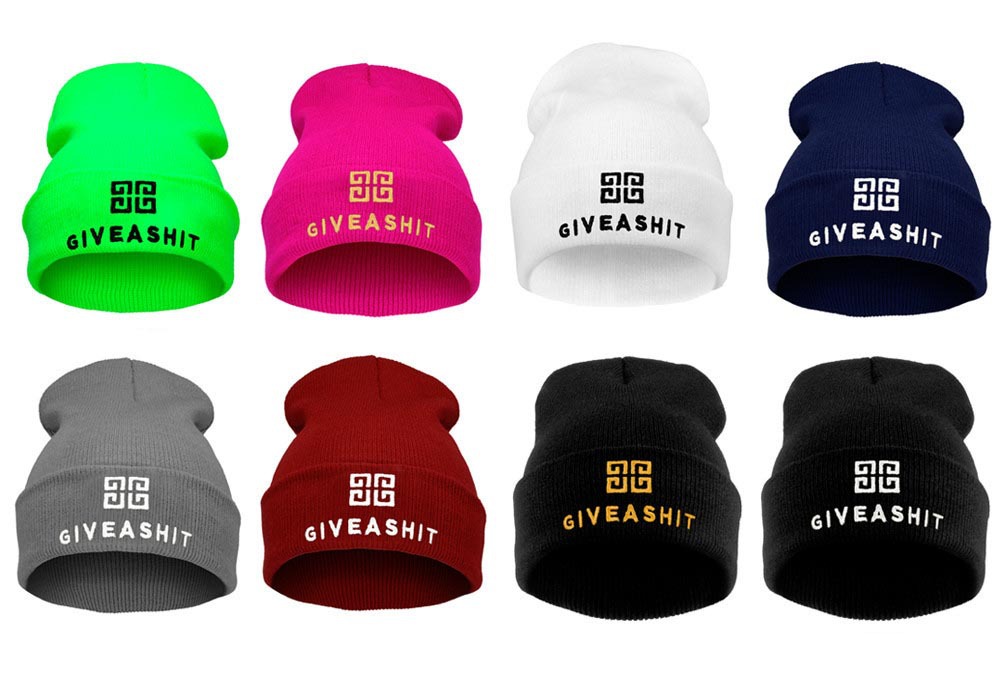 GIVEASHIT /Women Harajuku Beanie beanie Hat Winter manufacturers Sports Embroidery hat Knitted GIVEASHIT /Women Harajuku Beanie beanie Hat Winter manufacturers Sports Embroidery hat Knitted
