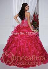 Fashionable Ball Gown Sweetheart Quinceanera Dresses Floor Length Tiered Organza Lace Up Formal Prom 