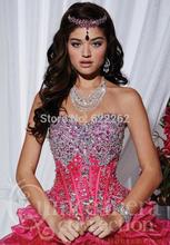 Fashionable Ball Gown Sweetheart Quinceanera Dresses Floor Length Tiered Organza Lace Up Formal Prom 