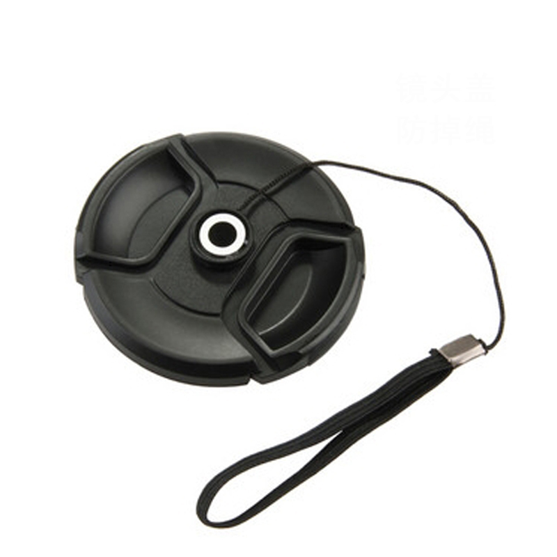 Free Shipping New 2PCS Anti lost Snap On Front Lens Cap Cord for Canon Nikon Sony