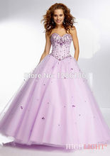 Charming Beaded Evening Prom Party Quinceanera dress Ball gown SZ 6 8 10 12 14