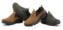 New 2015 Breathable Waterproof Suede Leather Outdoor Shoes Men Climbing Mountain Trekking Shoes