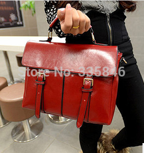  new 2014 European and American wind handbag blasting with oblique cross bag handbag wholesale fashion