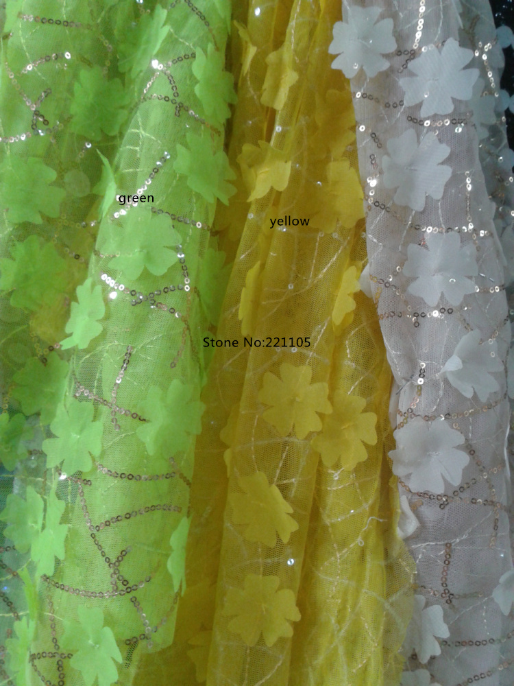 ... Sequin-Embroidered-Chiffon-Fabric-Material-Textile-For-Sewing-Dress