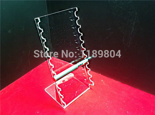 2 pcs Acrylic Display Stand for E Cigarett fits L style e cig stands side setting