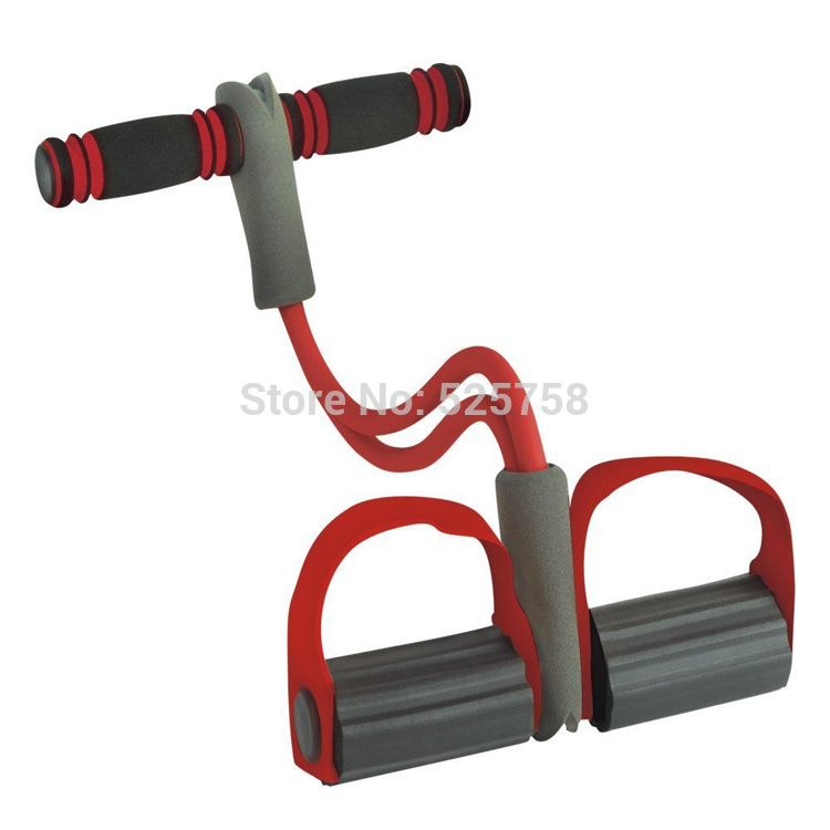 Free shipping Red Rubber Stretching Pull up Body Trimmer Exerciser