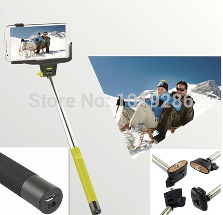 Bluetooth Wireless Monopod Mobile Phone hand Holder for Over ios 4 0 android 3 0 Smartphone
