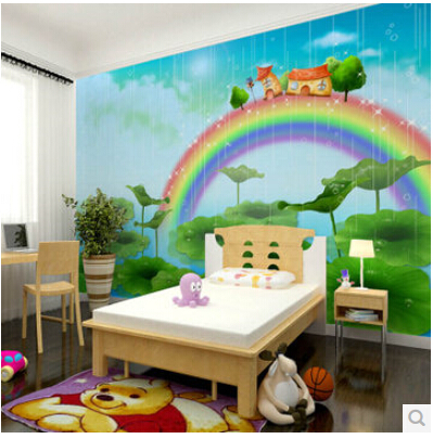 Mural Children S Bedroom Wallpaper Male Mural Children S Bedroom Wallpaper Male Room Cartoon Murals Of The Rainbow In Wallpapers From Home Improvement On