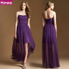 Free shipping new 2014 Wedding dresses bride To get married dress Evening dress chiffon former short gown-QZ051
