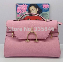 2014 new tide han edition summer fashion bag portable female bag litchi grain joker woman summer