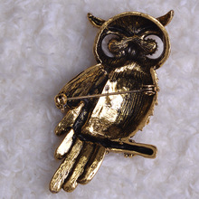 Large Bird Owls Vintage Brooches Antiques Bouquet Owle Hijab Pin Up Designer Wedded Broach Scarf Clips