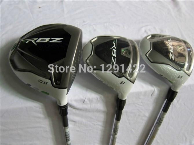 Golf Clubs RocketBallz Wood Set 9.5"/10.5" Driver #3/#5 Fairway Assemble With Regular/Stiff Graphite Shaft With Head Cover