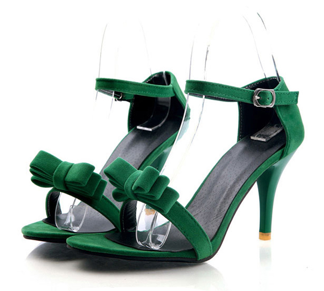 black green high heels ladies Sandals 2014 women's party wedding shoes ...