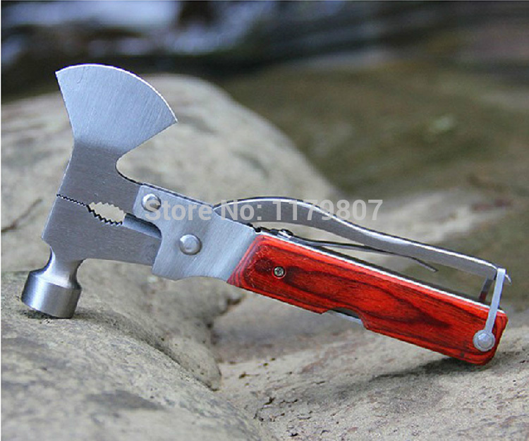 Camping Tool Multifunctional Folding Safety Hammer Car Window Tools Axe Plier Hammer