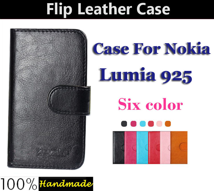 2015 Year High Quality Multi Function Card Slot Flip Leather Cases For Nokia Lumia 925 Cover