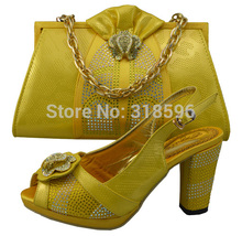 Free Shipping by DHL wholesale matching shoe and bag , Italian design shoe and bag set