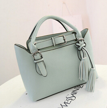 2014 new European and American fashion handbags fringed shoulder bag diagonal package bag fresh packet