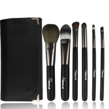 Spot wholesale new six guns black brushes portable travel packages to support OEM Taobao