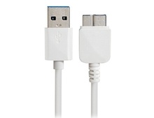 USB 3.0 Charging Data Cable for Samsung Galaxy Note 3 N9000 White Free Shipping
