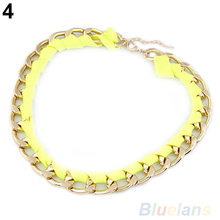 Fashion Women s Chain Necklace Collar Statement Choker Punk Party Jewelry Gift 01T9