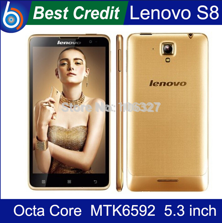 Original Lenovo S8 S898T MobilePhone MTK6592 Octa Core Android Smartphone 2GB RAM 16GB ROM 5 3