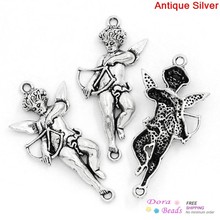 Connectors Findings Cupid Angel Antique Silver 4 5x2 1cm 20PCs K10087 