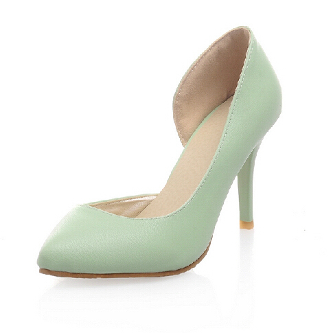 2014 Big Size pumps shoes chaussure femme women high heels ladies Sexy genuine leather wedges sandals